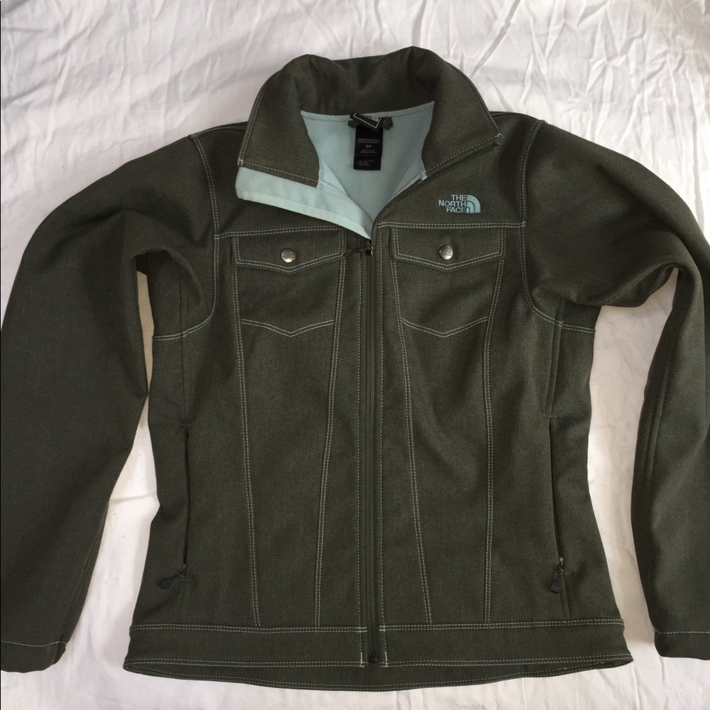 North Face Apex Soft Shell Denim Style EUC